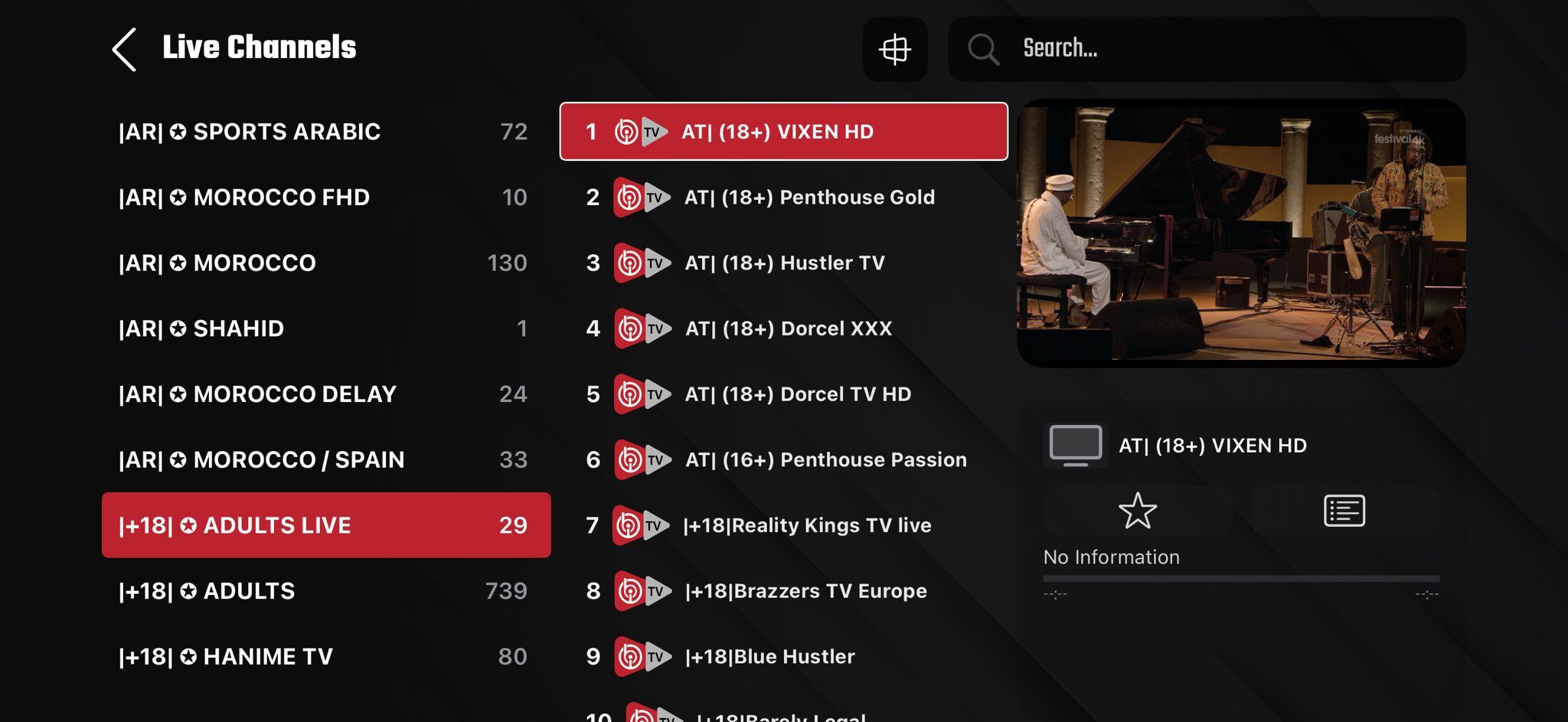 iptv chaine adulte